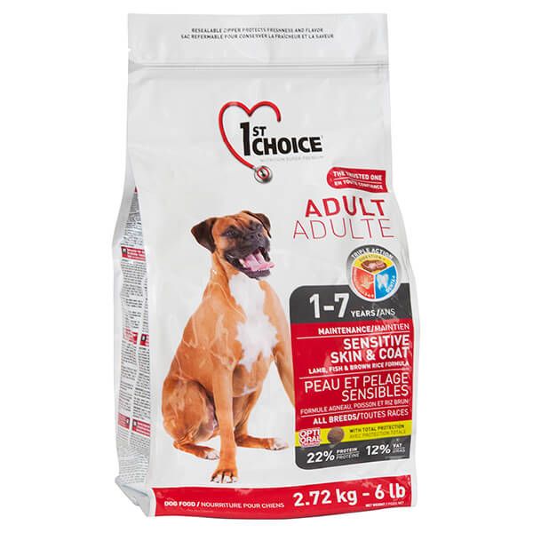 1st Choice Dog Adult Sensitive Lamb Fish з ягням та рибою