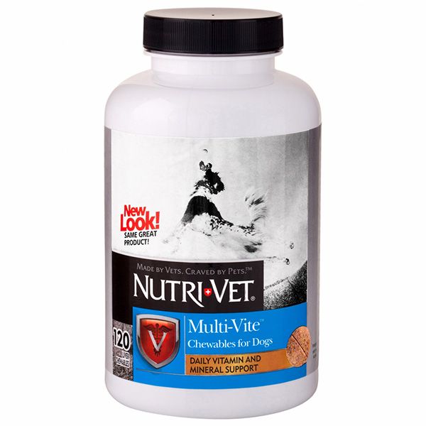 Nutri-Vet Multi-Vite мультивітаміни для собак, жувальні таблетки