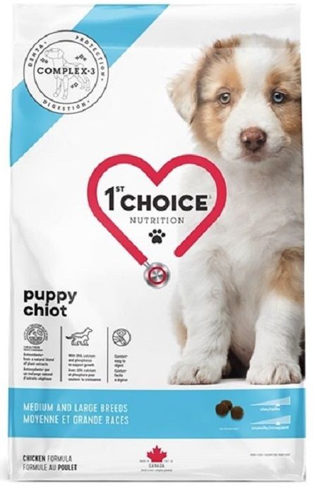 1st Choice Dog Puppy Medium Large Chicken з куркою
